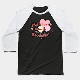 My Heart Belongs To Beomgyu TXT Baseball T-Shirt